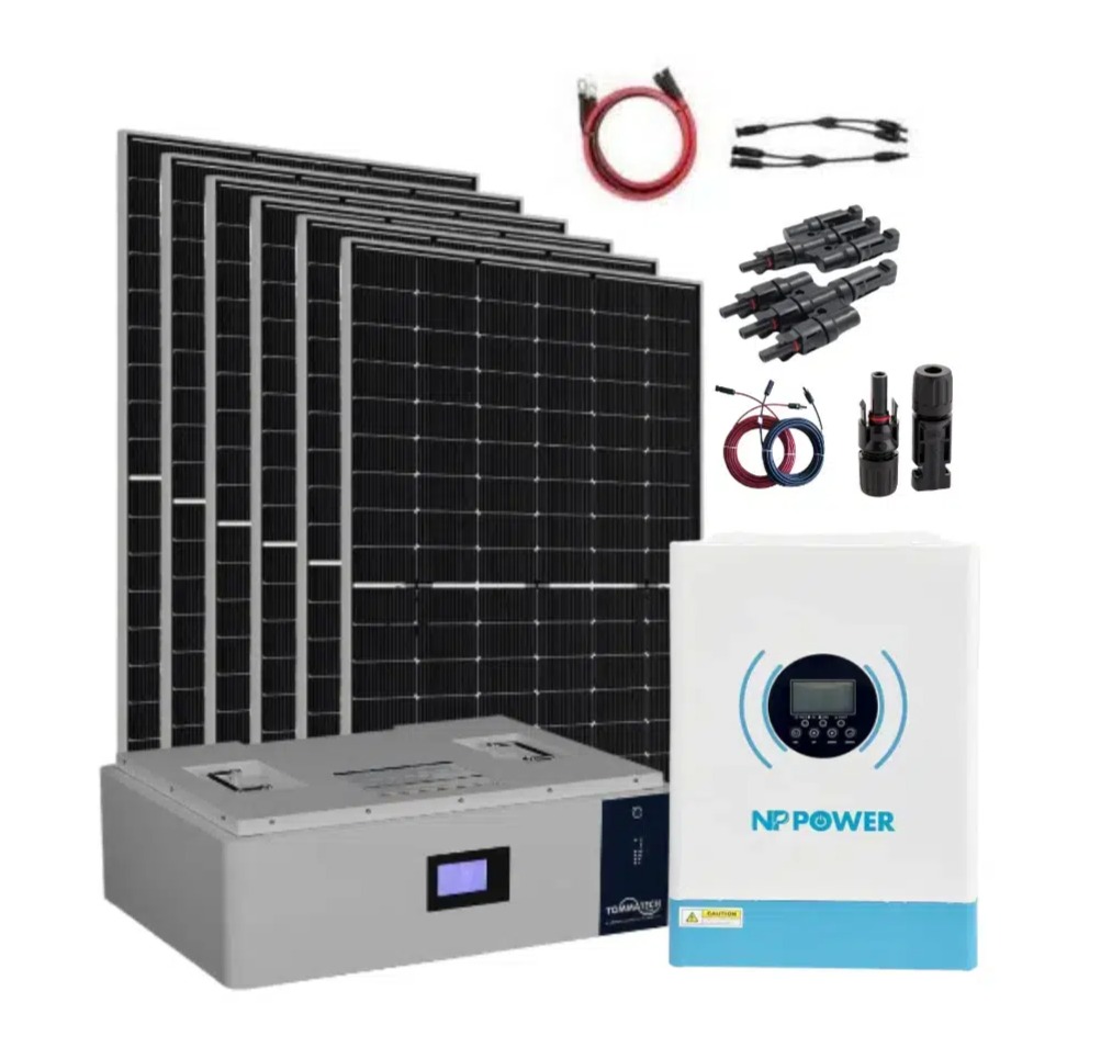 Bağ Evi Solar Paketi | 5Kw Lityum Akü, 6,2kva İnverter